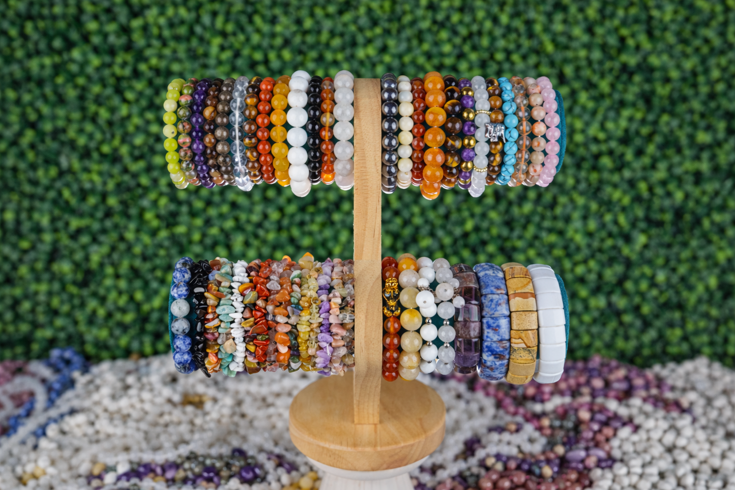 Natural Gemstone Beaded Bracelets